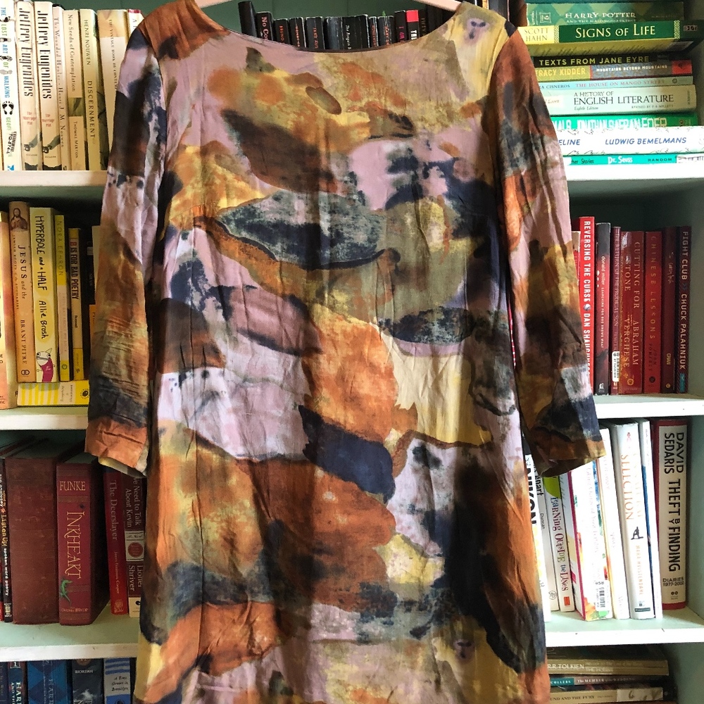 Anthropologie Maeve Silk Shift Dress